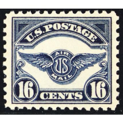 C5, Mint VF+ NH 16¢ Very Pretty & Fresh Stamp - Stuart Katz