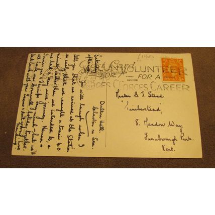 1947 fr Salmon Postcard - Gardens & Promenade, Clacton On Sea - Essex