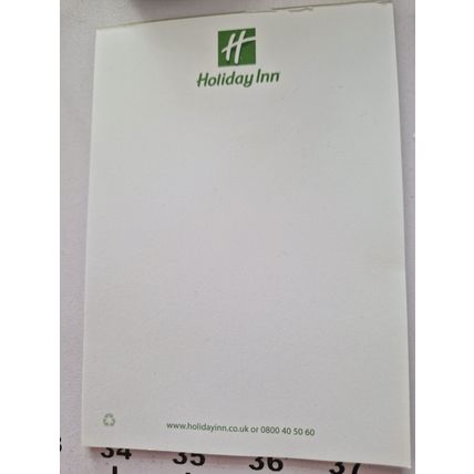 Holiday inn Hotels Pad with Freephone number