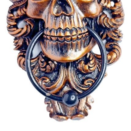 Gothic Plaque False Door Knocker Wall Ornament Small 11cm x 12.5cm M100