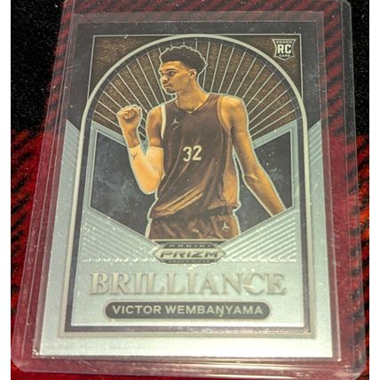 2023-24 Victor Wembanyama Panini Prizm Draft Picks Brilliance RC #1