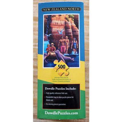 New Zealand North 500 Piece Jigsaw Puzzle Find the Story Inside Made in USA