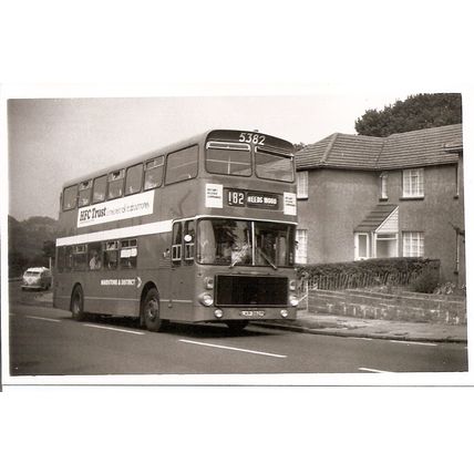 Black & White Photograph of Maidstone & District Motor Services Ltd. - LKP 382P