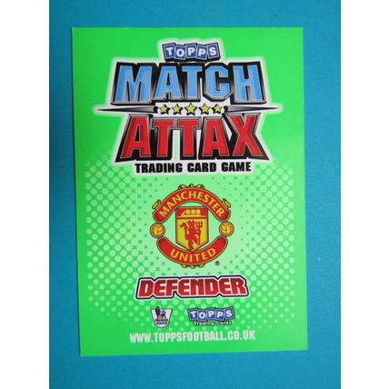 201. John O`Shea - Manchester United - Match Attax 2010/11 Football Card EF1