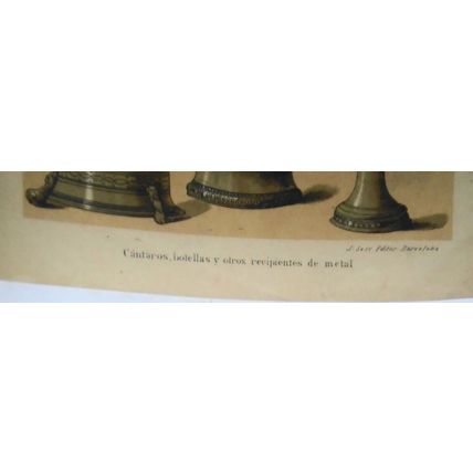 Arte Aleman - 4 lithographs lot circa 1890 by J. Seix, Barcelona.