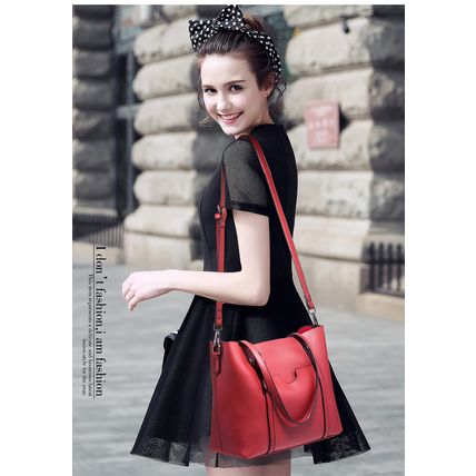 Women's Tote Bag Handbag Red