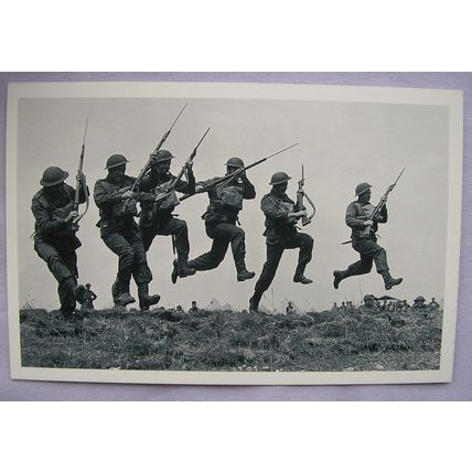 c.1980s PC Australian Imperial Forces Bayonet Charge 1940