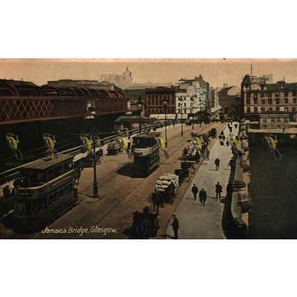 Jamaica Bridge, Glasgow, 4183 Philco Postcard