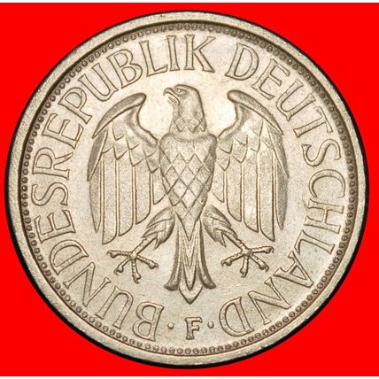 Ⰶ NOT COMMUNIST (1950-2001): GERMANY★ 1 MARK 1974F II1+B+r2★LOW START★NO RESERVE