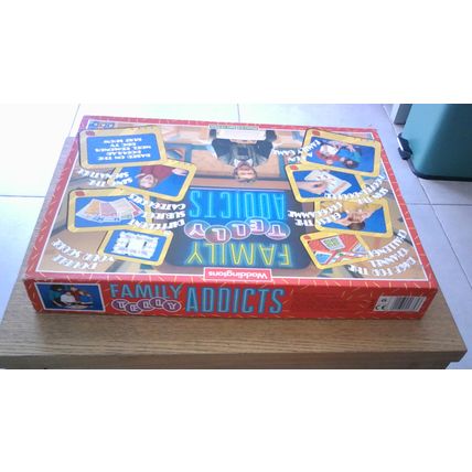 FAMILY TELLY ADDICTS Board Game. Waddingtons (Vintage 1992) Complete.