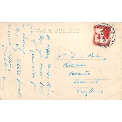 Tiberias: a photo-style postcard view pu 1911
