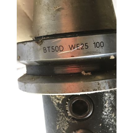MILLING END MILL TOOL HOLDER BT50 SHANK,BT50D WE25 100,E5766 584 25100,TB