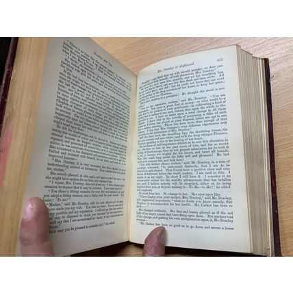 c1880 CHARLES DICKENS DOMBEY & SON DAILY NEWS MEMORIAL EDITION ANTIQUE BOOK (P5)