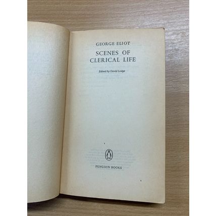 1973 GEORGE ELIOT "SCENES OF CLERICAL LIFE" PENGUIN FICTION PAPERBACK BOOK (P2)