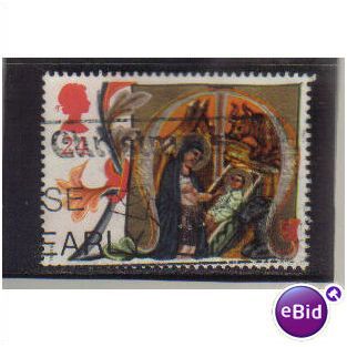 1991 GB CHRISTMAS MARY AND JESUS IN STABLE F/U SG 1583