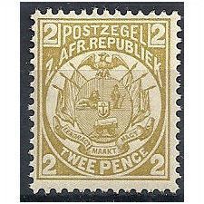 Transvaal 1885 SG178 2d Olive-Bistre Mounted Mint...