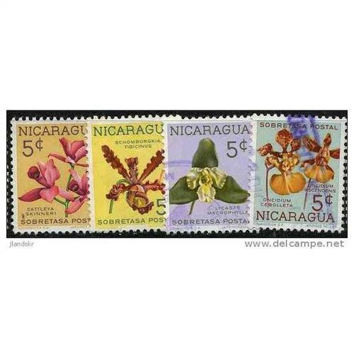 1962 4 different values - #168 fine used (o)
