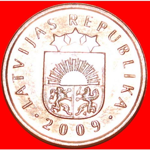 GERMANY: latvia (ex. USSR, russia) ★ 2 SANTIMS 2009! LOW START ★ NO RESERVE!