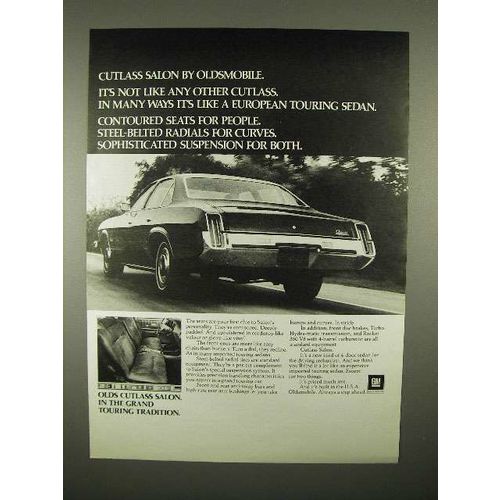 1973 Oldsmobile Cutlass Salon Car Ad