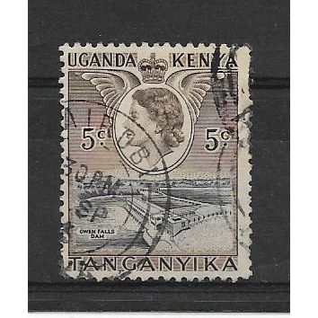 KUT.SG167 5c Owen Falls Dam.Fine Used.May19a