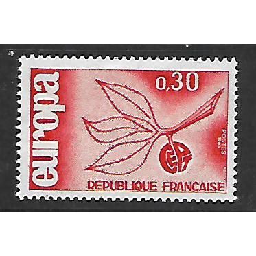 FRANCE 1965 EUROPA 30c RED SPRIG SG 1690 M MINT#2