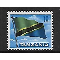 TANZANIA 1965 10c TANZANIAN FLAG SG 129 M MINT