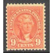 641 9c Thomas Jefferson Barely Clears MNH Q1822