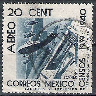 Mexico ( Mexique ) N° PA 93 YVERT OBLITERE ( USED )