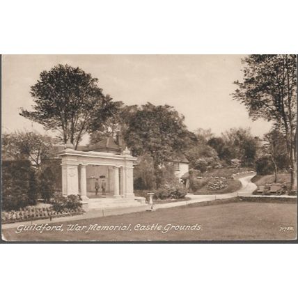 Guildford, Surrey - War Memorial Castle Grounds - Frith postcard c.1920s