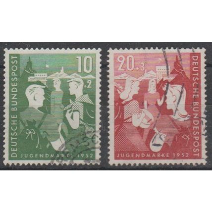 Mi: 153/4 used 1952 Cat € 46