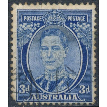 KGVI: 3d - Australia 1941 - FH - SG 186 (B)