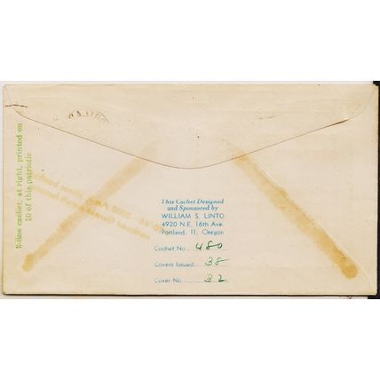 USA. 1944 Cover S.G.905 +3 Used