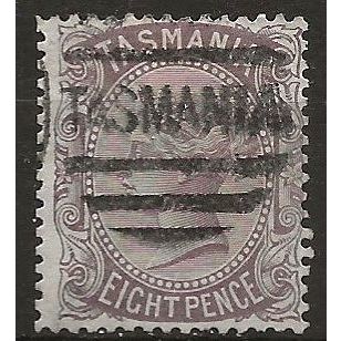 Tasmania 1878 SG158 6d Dull Purple-Brown Good/Fine Used ..