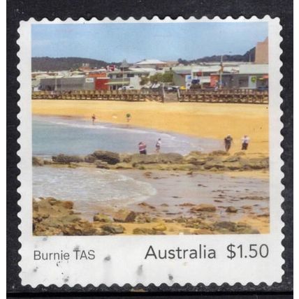 AUSTRALIA: 2025 BURNIE, TASMANIA, TOURISM, USED SELF-ADHESIVE $1.50 STAMP. 029