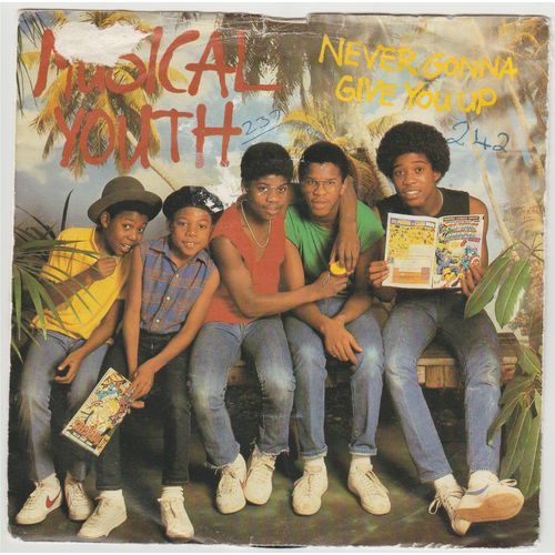 Never Gonna Give You Up 1982 Musical Youth on Virgin label