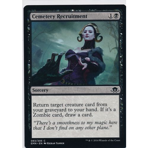 Magic the Gathering MTG Eldritch Moon 83/205 Cemetery Recruitment
