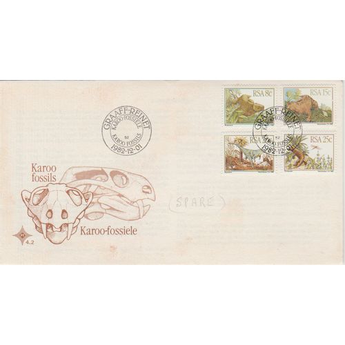 South Africa 1982 Karoo Fossils First Day Cover see other listings
