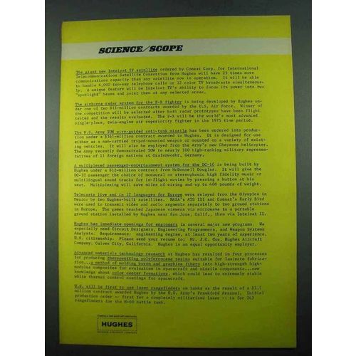 1969 Hughes Aircraft Ad - Intelsat IV Satellite