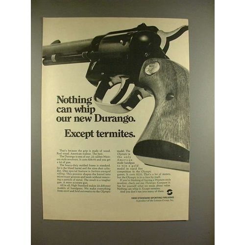1970 High Standard Durango Revolver Gun Ad!