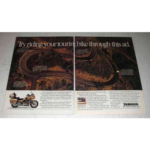 1987 Yamaha Venture Royale Motorcycle Ad - Try Riding