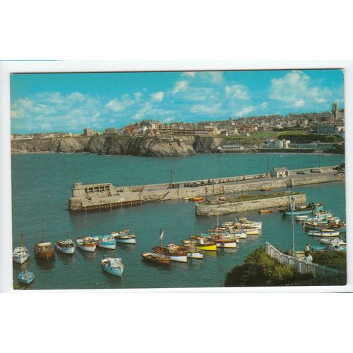 The Harbour Newquay Cornwall Postcard 207