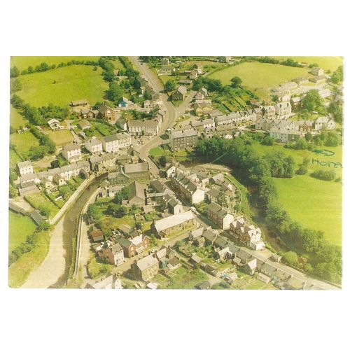 LLANWRTYD WELLS, WALES used postcard 1989 postmark =