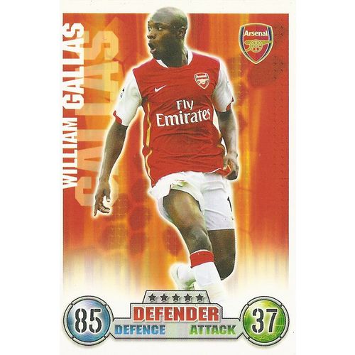 Topps Match Attax 2007/08 Cards: Arsenal - Defender, Gallas
