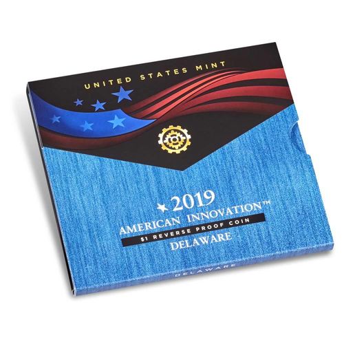 American Innovation 2019 $1 Reverse Proof Coin - Delaware