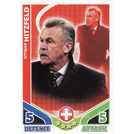 Match Attax World Cup 2010 Ottmar Hitzfeld Switzerland