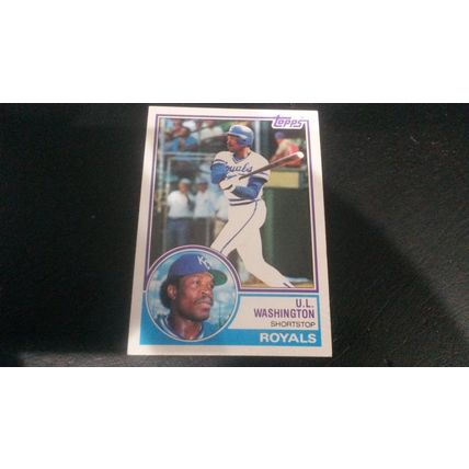 1983 Topps Card # 687 U.L. Washington Excellent (5) Kansas City Royals