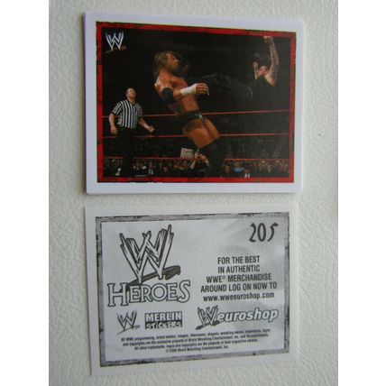 Topps - Merlin 2008 WWE Heroes Wresting Stickers 1-216 & P1-P15 Variants (EB2)