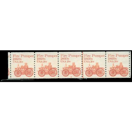 1908v 20c Fire Pumper Fine MNH Dry Gum PNC 16/5 P0534