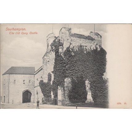 PPC Southampton The Old Quay Castle c1905 Hampshire
