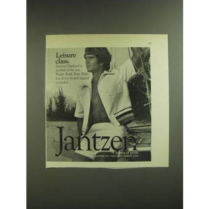 1974 Jantzen Dunkers Swimwear Ad - Leisure Class